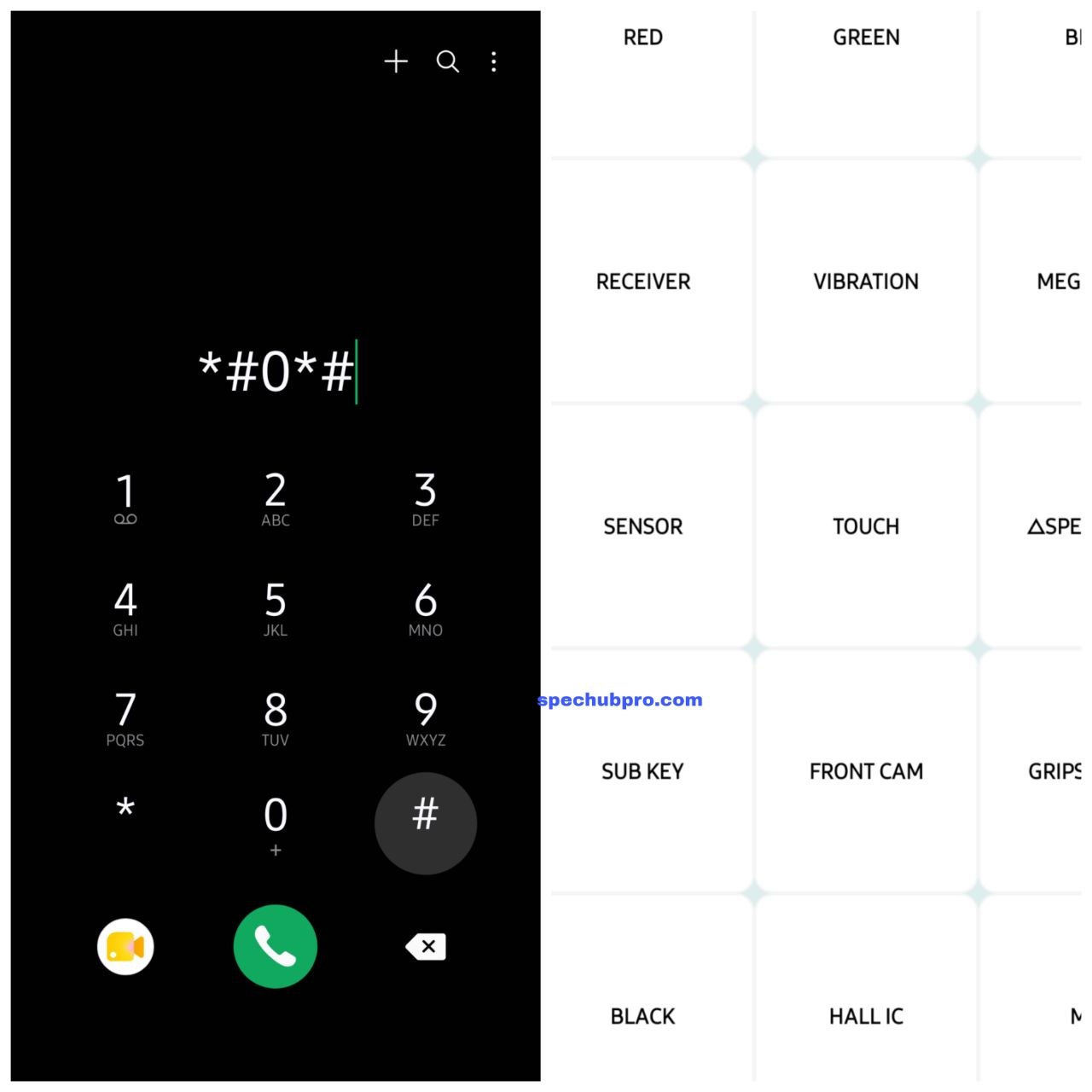 Checking a Samsung Galaxy phone's model number and IMEI in Settings