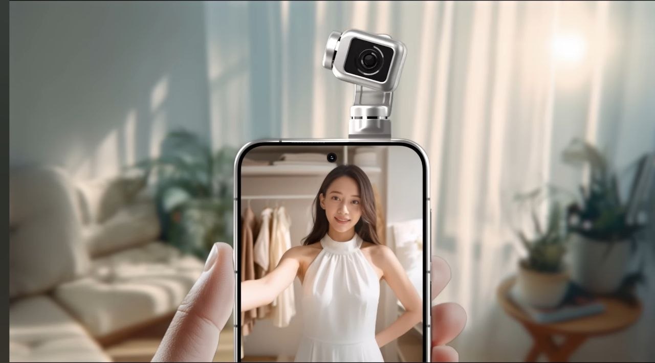 Honor Robot Phone with 200MP motorized gimbal camera extended